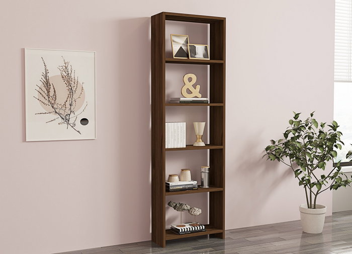 Hanah Home Estantería Escandinava Nogal Hanah Home Estantería Escandinava Nogal